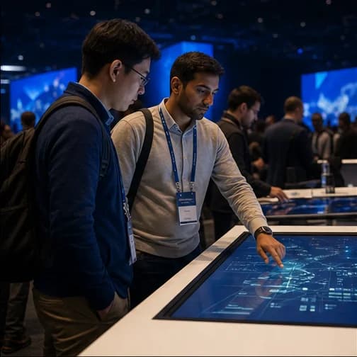 Interaktywna strefa pokazowa technologii